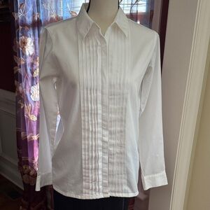Classic White 100% Cotton Dress Shirt